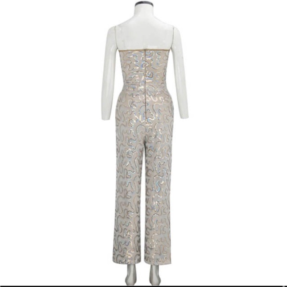 New custom barbie disco sequin jumpsuit - Picture 3 of 6